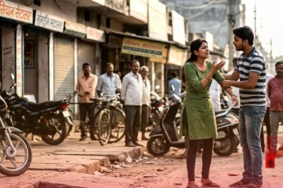 सीतापुर में प्रेमी-प्रेमिका का सड़क पर हाई-वोल्टेज ड्रामा, सोशल मीडिया से शुरू हुई थी प्रेम कहानी
