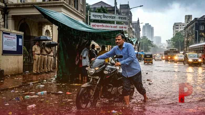 महाराष्ट्र में भारी बारिश का कहर: पुणे में भूस्खलन से एक की मौत, मुंबई में रेड अलर्ट के बीच थमी रफ्तार, विधानसभा सत्र स्थगित होने से सियासी संग्राम तेज
