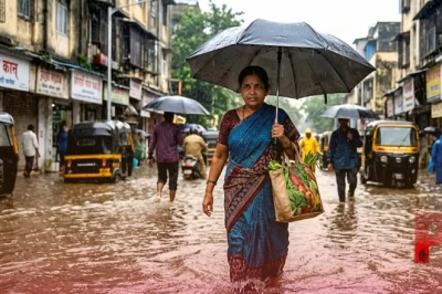 आज का मौसम लाइव: मानसून का विकराल रूप, 25 राज्यों में भारी बारिश का अलर्ट