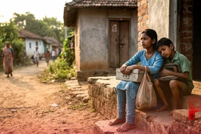 बालाघाट में पिता की क्रूरता: दूसरी शादी की खातिर 12 साल की बेटी और बेटे को घर से निकाला