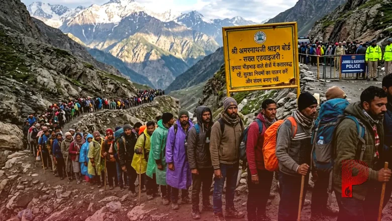 अमरनाथ यात्रा में टूटा चार दशकों का रिकॉर्ड: बाबा बर्फानी के अंतर्ध्यान होने के बाद भी श्रद्धालुओं का सैलाब, श्राइन बोर्ड ने जारी की सख्त एडवाइजरी