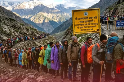 अमरनाथ यात्रा में टूटा चार दशकों का रिकॉर्ड: बाबा बर्फानी के अंतर्ध्यान होने के बाद भी श्रद्धालुओं का सैलाब, श्राइन बोर्ड ने जारी की सख्त एडवाइजरी