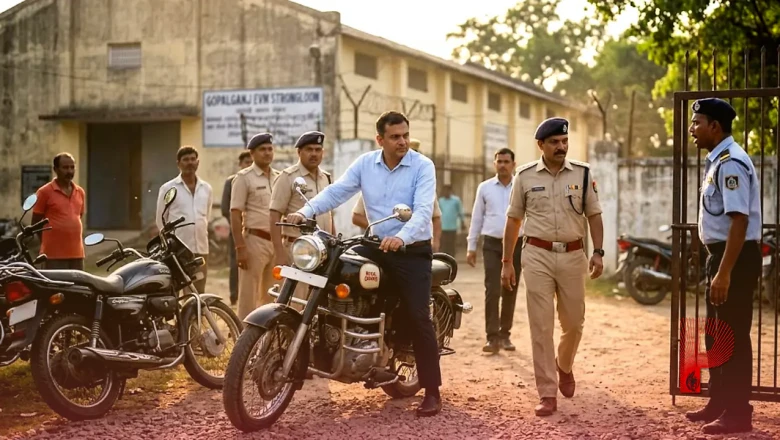 गोपालगंज: वीआईपी तामझाम छोड़ बाइक से निकले डीएम और एसपी, ईवीएम वेयरहाउस का किया औचक निरीक्षण, दिया बड़ा संदेश