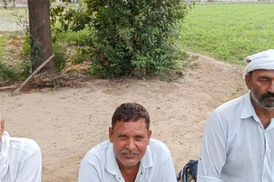 फरीदाबाद के धान किसानों की बढ़ी मुसीबत, बिजली कटौती और बारिश की कमी से आधी रात को सिंचाई करने की मजबूरी
