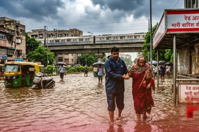 मॉनसून का रौद्र रूप: दिल्ली समेत 15 राज्यों में भारी बारिश की चेतावनी, कई जगह 'रेड' और 'ऑरेंज' अलर्ट