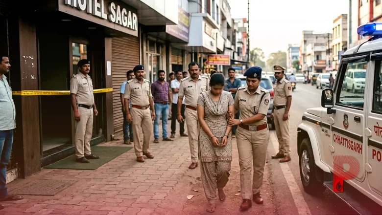 भिलाई के होटल में प्रेमी ने की आत्महत्या, प्रेमिका हिरासत में