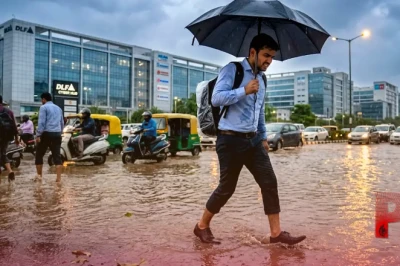 गुरुग्राम में भारी बारिश का अलर्ट: कॉर्पोरेट दफ्तरों से वर्क फ्रॉम होम की अपील, सड़कों पर जलभराव की आशंका