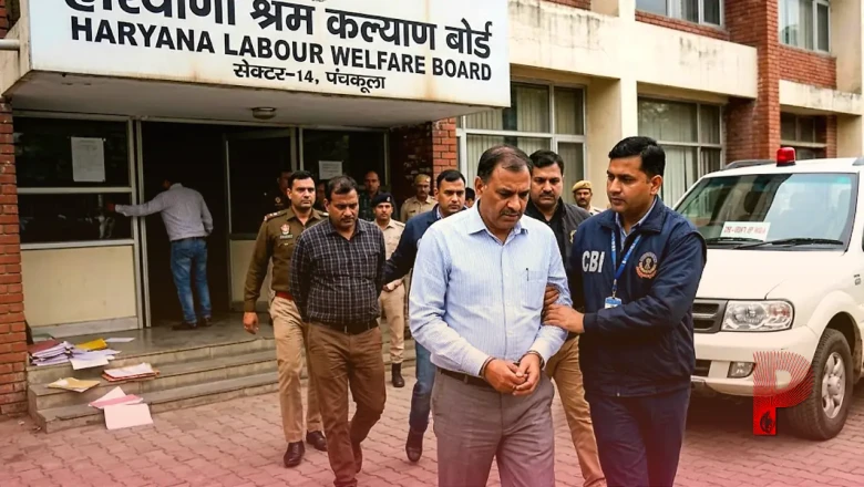 हरियाणा श्रम कल्याण बोर्ड में 50 करोड़ का घोटाला: CBI ने दो अधिकारियों को दबोचा