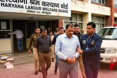 हरियाणा श्रम कल्याण बोर्ड में 50 करोड़ का घोटाला: CBI ने दो अधिकारियों को दबोचा