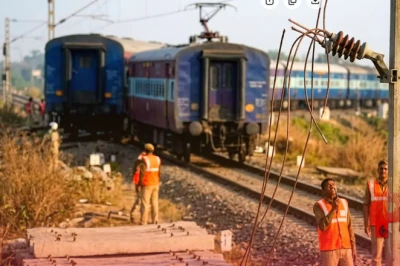पटना-गया रेल रूट पर बड़ी वारदात, चोरों ने उड़ाए 25 हजार वोल्ट के तार, 3 घंटे तक थम गई ट्रेनों की रफ्तार