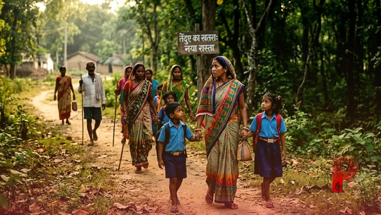 महराजगंज: निचलौल-बहुआर जंगल मार्ग पर तेंदुए के बढ़ते हमलों से दहशत, ग्रामीणों और स्कूली बच्चों ने बदला रास्ता