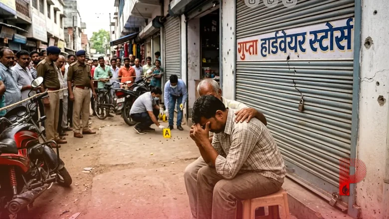 मुजफ्फरपुर में हार्डवेयर दुकानदार को मारी गोली, बदमाशों के हमले से इलाके में दहशत