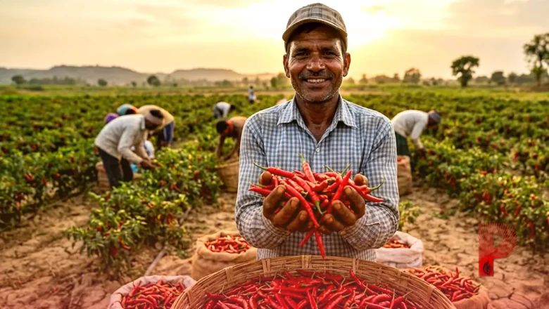 बिहार की सुपर-हॉट 'तेजा' मिर्च: तोड़ने में होती है हाथों में जलन, लेकिन कमाई देख किसान हुए मालामाल