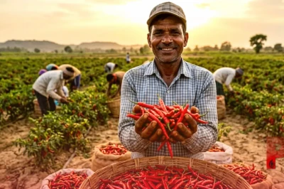 बिहार की सुपर-हॉट 'तेजा' मिर्च: तोड़ने में होती है हाथों में जलन, लेकिन कमाई देख किसान हुए मालामाल