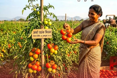 टमाटर की खेती: अर्का रक्षक किस्म से बंपर पैदावार, एक पौधे से पाएं 18 किलो तक फल