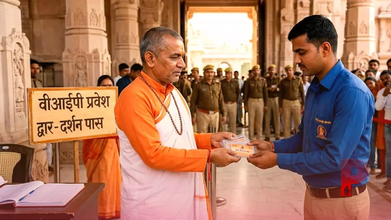 अयोध्या राम मंदिर में VIP दर्शन पास व्यवस्था में बड़ा बदलाव, अब महंत दिनेंद्र दास संभालेंगे नई जिम्मेदारी