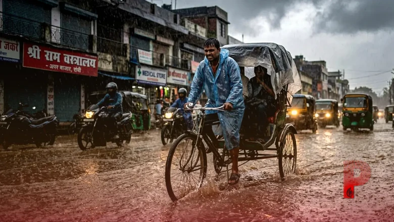 झारखंड में आज मानसून की सक्रियता: रांची और धनबाद समेत 11 जिलों में भारी बारिश और आंधी का अलर्ट