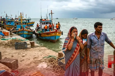 बंगाल की खाड़ी में गहराया संकट, 15 मछुआरों के साथ मछली पकड़ने वाली ट्रॉलर लापता