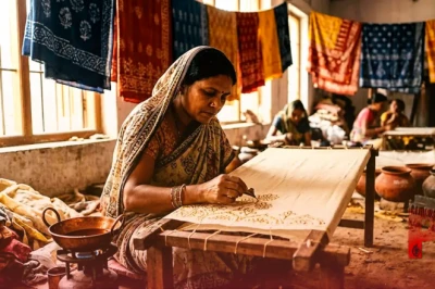 भागलपुर की मशहूर बाटिक प्रिंट साड़ियां: जानिए कैसे हाथों से तैयार होती है यह कलाकृति