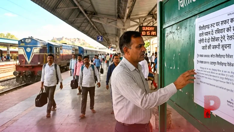 चित्तौड़गढ़ रूट पर सफर करने वाले ध्यान दें: रविवार को रद्द रहेंगी ये दो पैसेंजर ट्रेनें, रेलवे ने जारी की जरूरी सूचना