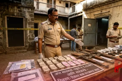 छत्रपति संभाजीनगर: दिवंगत डॉन बाबा फरजान के ठिकाने पर क्राइम ब्रांच की बड़ी छापेमारी, 5.63 करोड़ रुपये का माल और हथियारों का जखीरा बरामद
