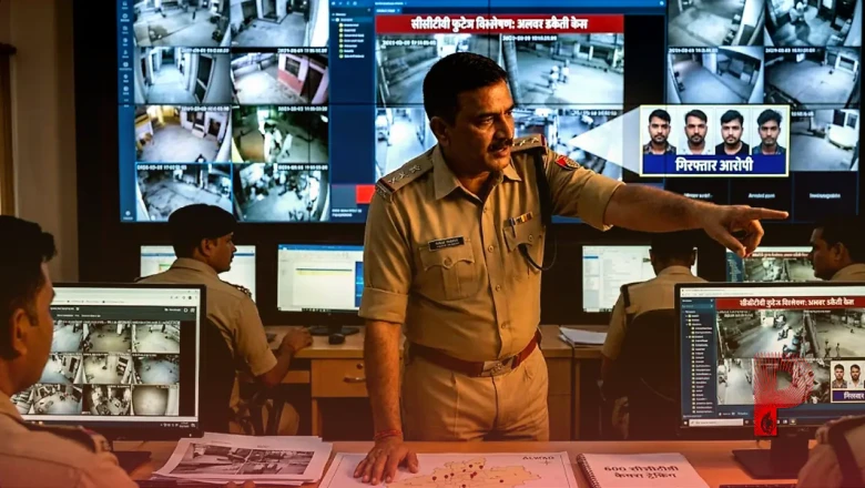 अलवर में जीएसटी अधिकारी के घर डकैती का खुलासा: 600 सीसीटीवी खंगालने के बाद 4 आरोपी गिरफ्तार