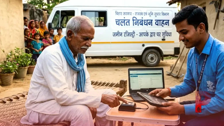 बिहार में जमीन रजिस्ट्री की नई व्यवस्था: बुजुर्गों को मिलेगी घर बैठे सुविधा, मोबाइल वैन और पेपरलेस प्रणाली का हुआ शुभारंभ