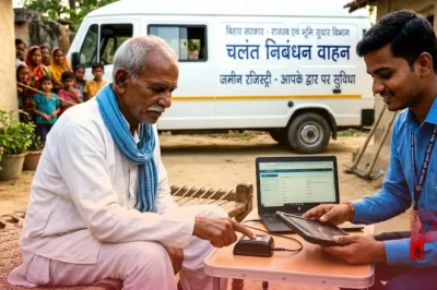 बिहार में जमीन रजिस्ट्री की नई व्यवस्था: बुजुर्गों को मिलेगी घर बैठे सुविधा, मोबाइल वैन और पेपरलेस प्रणाली का हुआ शुभारंभ