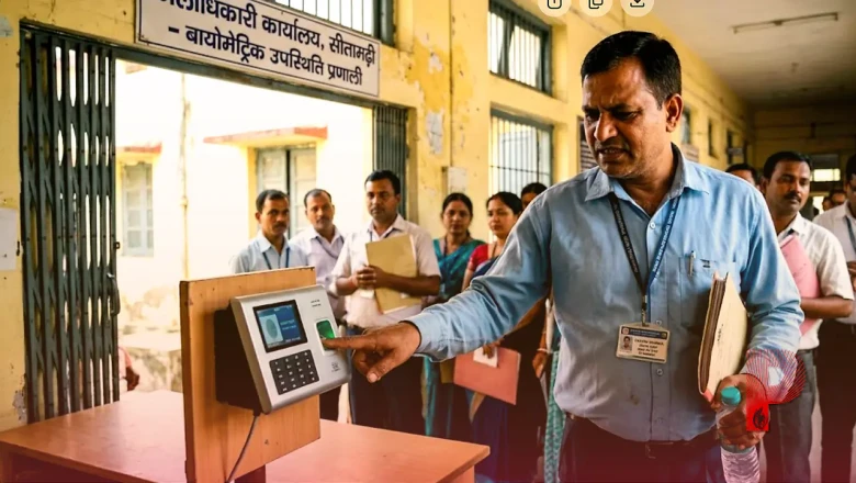 सीतामढ़ी में सरकारी कर्मचारियों के लिए कड़े नियम, अब बायोमेट्रिक हाजिरी के बिना नहीं मिलेगा वेतन