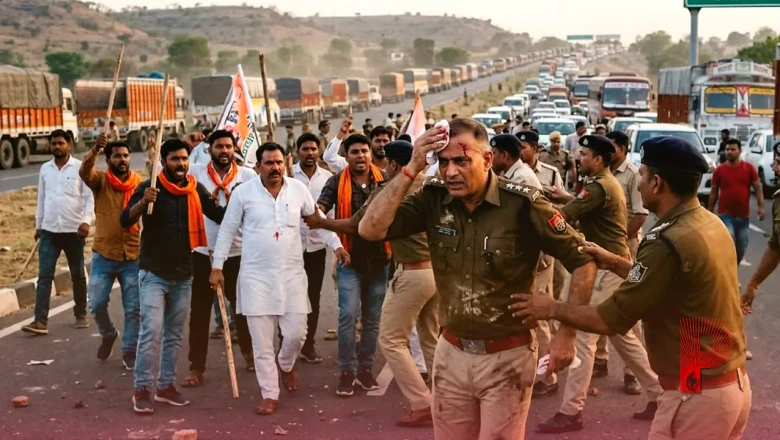 दतिया में टिकट विवाद: नरोत्तम मिश्रा के समर्थकों का हंगामा, SP समेत 6 पुलिसकर्मी घायल, NH-44 पर 15 किमी का लंबा जाम