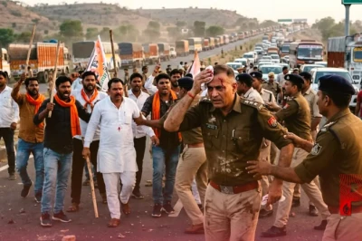 दतिया में टिकट विवाद: नरोत्तम मिश्रा के समर्थकों का हंगामा, SP समेत 6 पुलिसकर्मी घायल, NH-44 पर 15 किमी का लंबा जाम