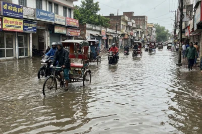 पटना में पहली बारिश ने ही खोली नगर निगम की पोल, जलभराव से बेहाल हुए कई इलाके