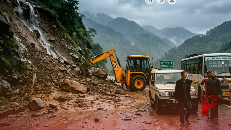 उत्तराखंड में भारी बारिश का दौर जारी, 6 जिलों के लिए रेड अलर्ट, कई रास्ते बंद