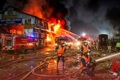 पटना के राजेंद्र नगर रेलवे कोचिंग कॉम्प्लेक्स में लगी भीषण आग, 15 से ज्यादा दमकल गाड़ियों ने 6 घंटे में पाया काबू