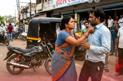 रीवा में हाई-वोल्टेज ड्रामा: गर्लफ्रेंड के साथ होटल में रंगरेलियां मनाते पकड़े गए पति की पत्नी ने सड़क पर की जमकर धुनाई
