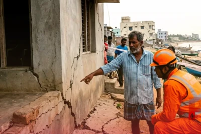 बंगाल की खाड़ी में भूकंप का झटका, आंध्र प्रदेश के तटीय इलाकों में कांपी धरती