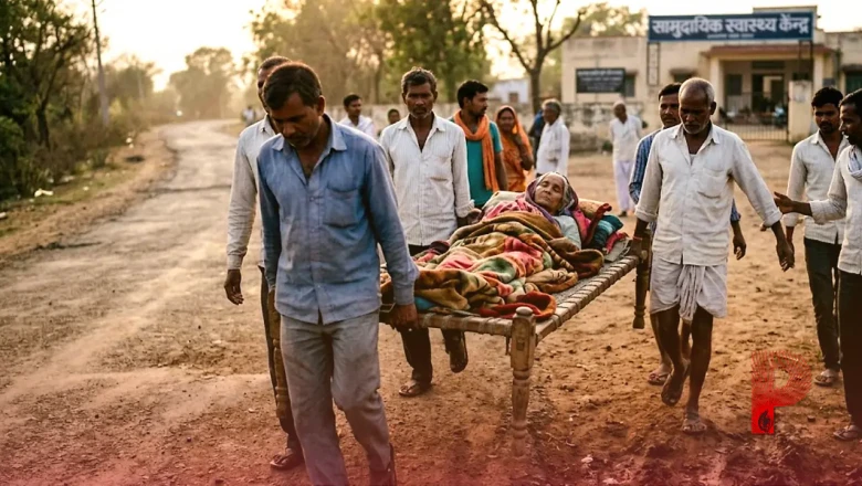 सतना में विकास की बदहाल तस्वीर: लकवाग्रस्त महिला को चारपाई पर ढोकर ले जाना पड़ा अस्पताल
