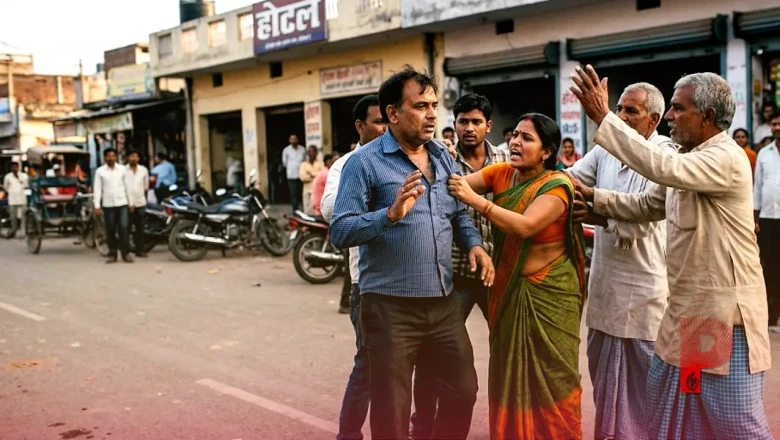 हापुड़: होटल में दूसरी महिला के साथ रंगे हाथों पकड़ा गया पति, पत्नी और ससुराल वालों ने सड़क पर की जमकर पिटाई