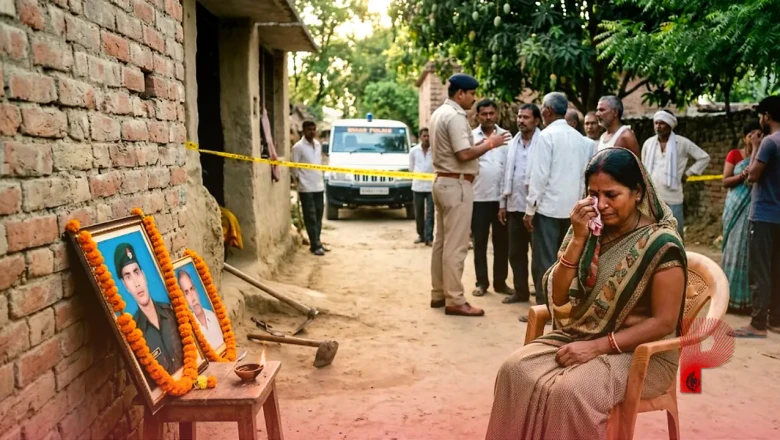 बिहार के हाजीपुर में सनसनीखेज वारदात: जमीन विवाद में सेना के जवान और उनके पिता की गोली मारकर हत्या, बुजुर्ग दादी लापता
