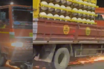 लखनऊ में टला भीषण हादसा: CNG सिलेंडरों से भरे बेकाबू DCM ने बाइक को कई किलोमीटर तक घसीटा, पुलिस की बहादुरी से बची सैकड़ों जिंदगियां