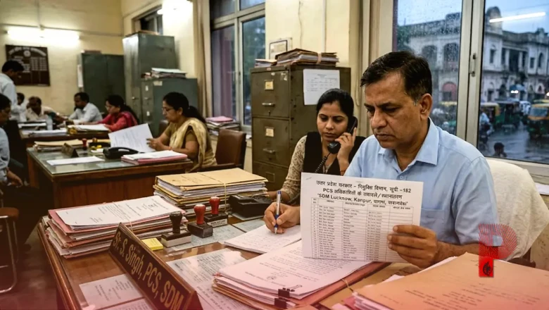 उत्तर प्रदेश में बड़ा प्रशासनिक फेरबदल, 182 PCS अधिकारियों के तबादले, कई जिलों के बदले गए SDM