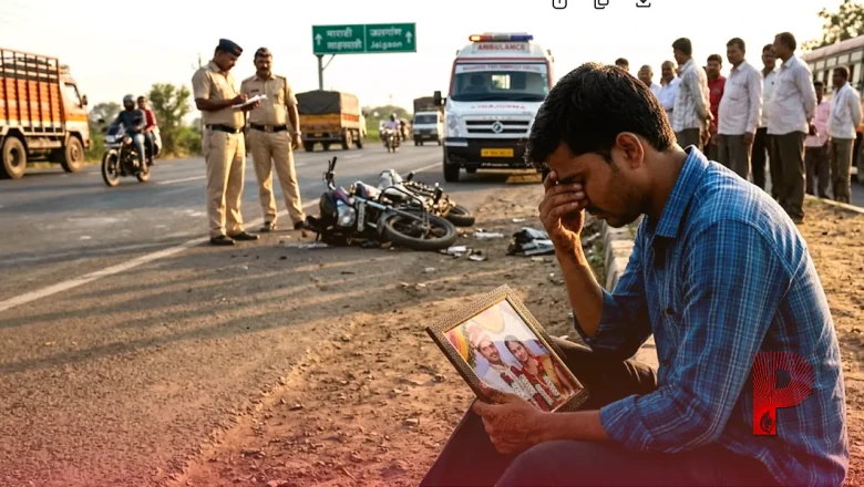 महाराष्ट्र के जलगांव में दर्दनाक हादसा: शादी के 6 दिन बाद ही दुल्हन की सड़क दुर्घटना में मौत