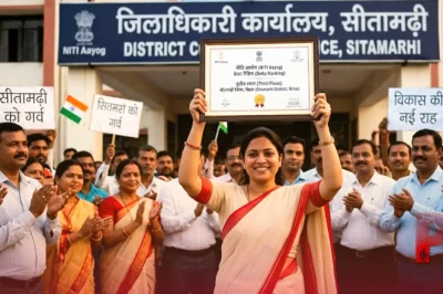 नीति आयोग की डेल्टा रैंकिंग में सीतामढ़ी का दबदबा, देश भर में हासिल किया तीसरा स्थान