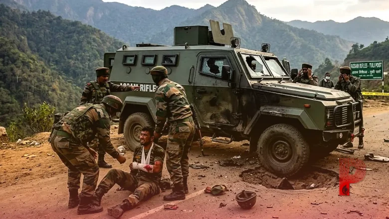 नागालैंड: असम राइफल्स की गाड़ी को बनाया गया निशाना, विस्फोट में एक जवान शहीद और चार घायल
