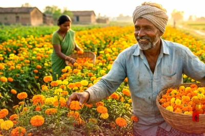 छपरा के मिर्जापुर गांव में किसानों की नई राह, फूलों की खेती ने बदली आर्थिक तकदीर