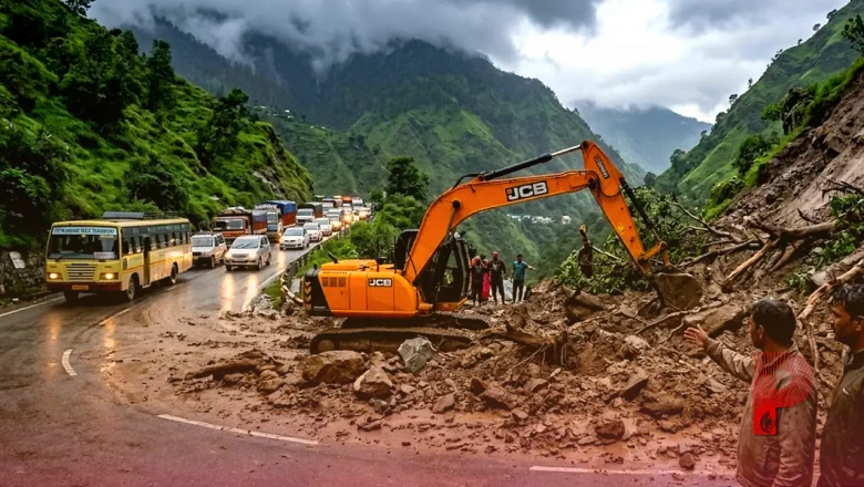 उत्तराखंड में भारी बारिश का कहर: रेड अलर्ट के बीच यमुनोत्री-बदरीनाथ हाईवे ठप