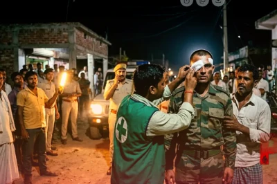 बिहार: नशे में धुत्त दरोगा की गुंडागर्दी, मदद करने वाले आर्मी जवान पर चलाई गोली, आंख में लगा बारूद
