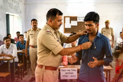 बिहार मद्य निषेध परीक्षा में हाईटेक नकल का भंडाफोड़, इलेक्ट्रॉनिक डिवाइस के साथ पकड़ा गया अभ्यर्थी