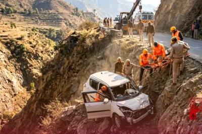 सिरमौर और बालोतरा में दर्दनाक सड़क हादसे, कार खाई में गिरने और ट्रक से टक्कर में कुल 8 लोगों की मौत