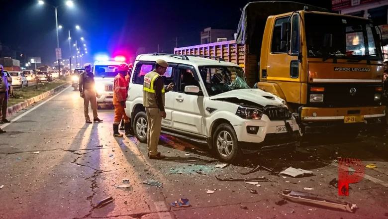 कानपुर में दिल दहला देने वाला हादसा: खड़े ट्रक में जा घुसी तेज रफ्तार स्कॉर्पियो, 2 बच्चों समेत 3 की दर्दनाक मौत